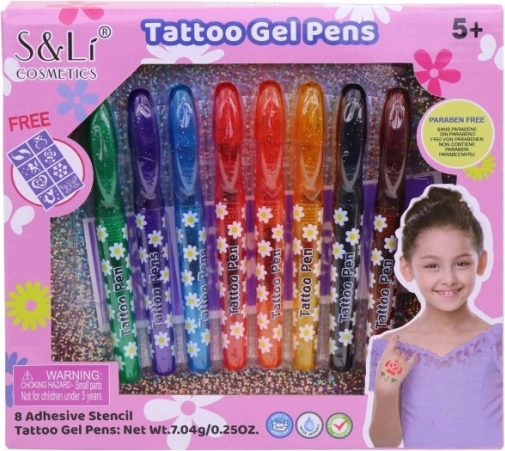 Tetováló toll 8 színben