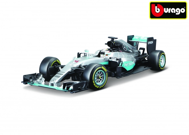 Bburago 1:18 mercedes f1 petronas w07 versenyautó - 2016 nico rosberg