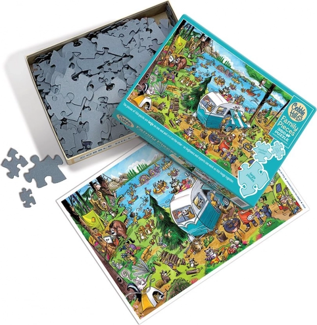 Családi puzzle Kihívás a vadonban 350 darabos