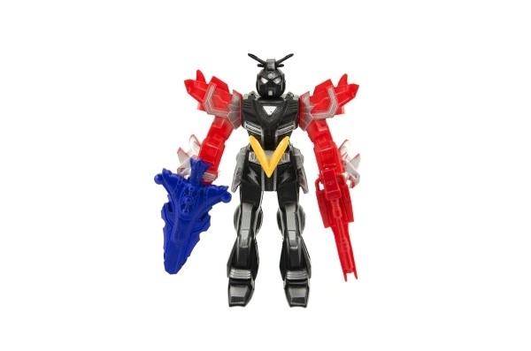 Transformer harcos robot figura műanyag 15cm 4 színben kártyán