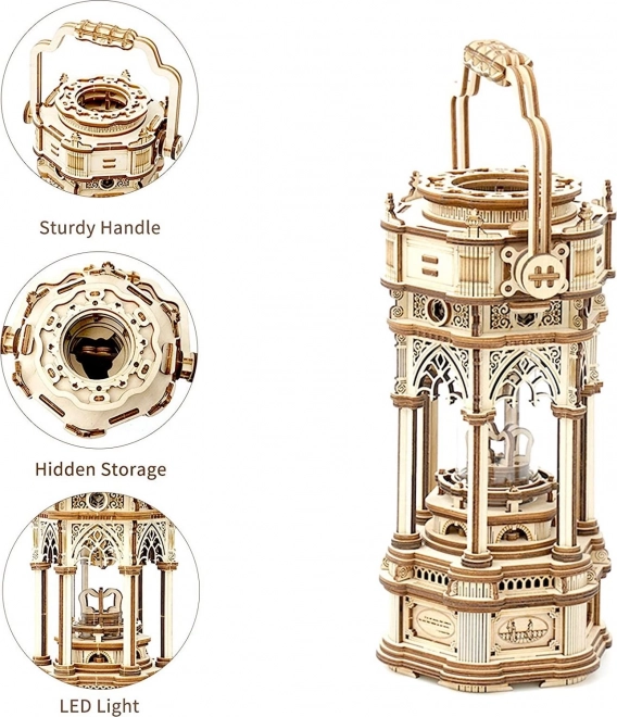 Rokr Viktoriánská Lucerna 3D fa Puzzle