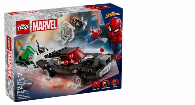 Pókember vs Venom izomautó LEGO képregény kalandok