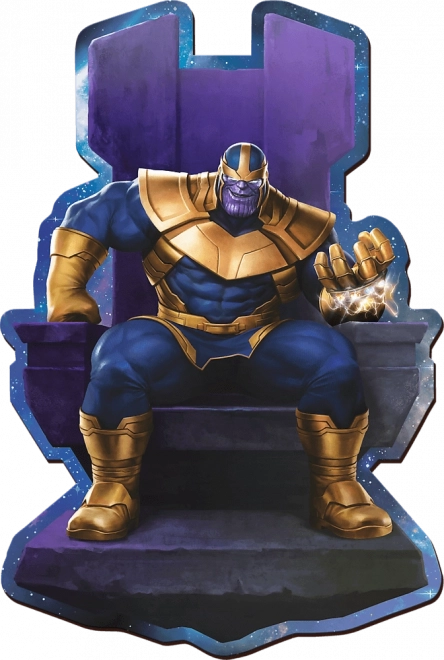 Thanos a trónon puzzle - fa kézműves eredeti 160 darabos