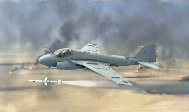 A-6E Tram Intruder repülőgép modell