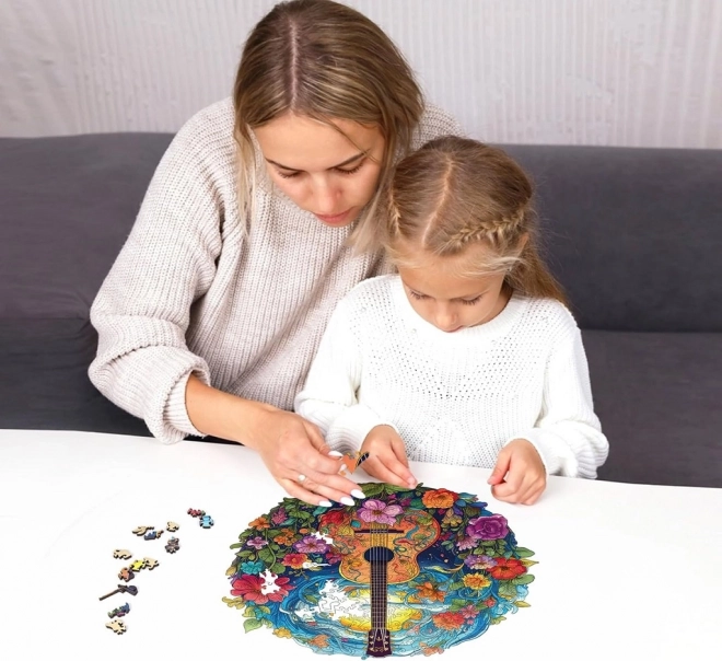 Fa puzzle Gitár 200 darabos