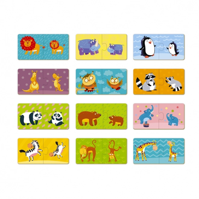 Puzzle Duo Anyukák és gyerekek -12x2 darab