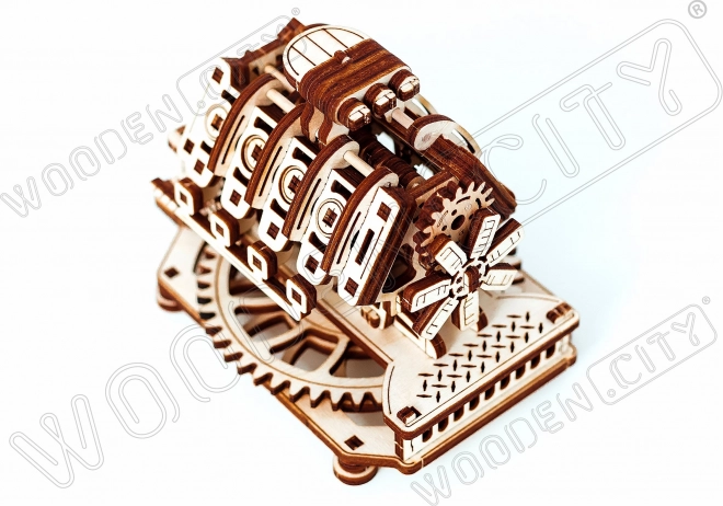 V8 Motor 3D fa puzzle