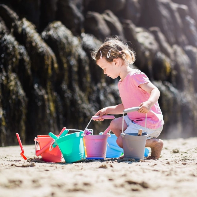 Bigjigs Toys türkiz színű strand vödör