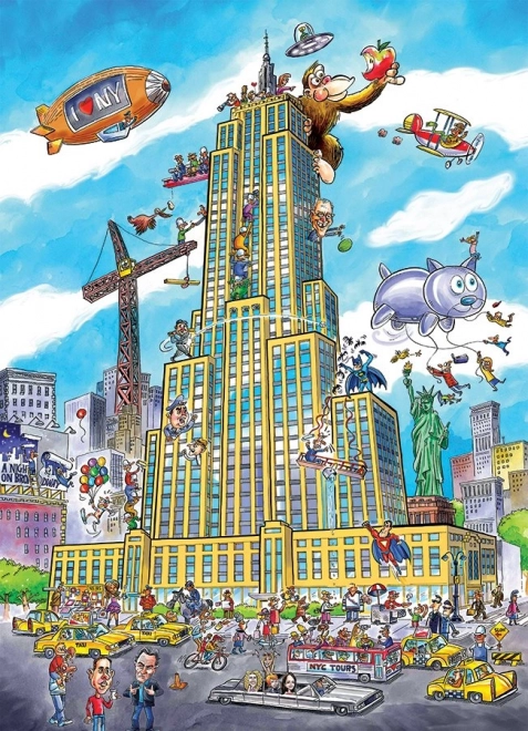 Cobble Hill puzzle DoodleTown: Empire State 1000 darab