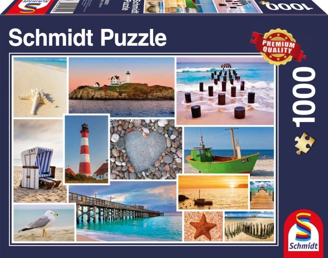 Schmidt puzzle a tengerparton 1000 darabos