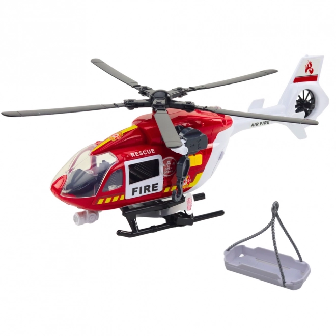 Tűzoltósági helikopter fényekkel és hangokkal 1:14