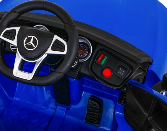 Mercedes Benz GLC63S gyerekeknek Kék + távirányító + 4x4 meghajtás + MP3 LED + EVA + lassú indulás