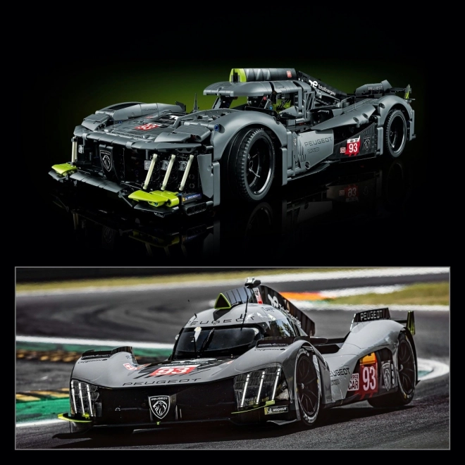 Technic PEUGEOT 9X8 Le Mans hibrid hypercar építőkészlet