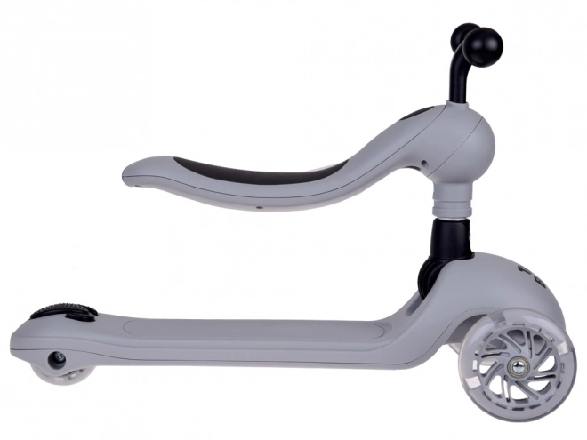 Tiny Bike gyerek futóbicikli és roller 2 az 1-ben – Szürke