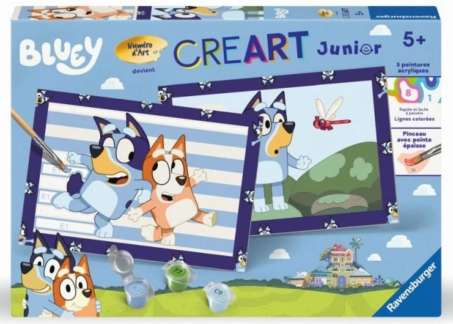 CreArt Bluey: Kutyás Vidámság - Kreatív Festőkészlet