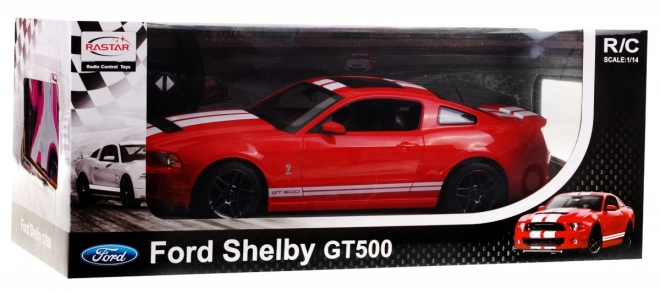 Ford Shelby GT500 piros távirányítós autó 1:14 RASTAR