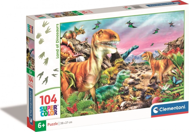 Dinoszaurusz Földje Clementoni Puzzle 104 Darab