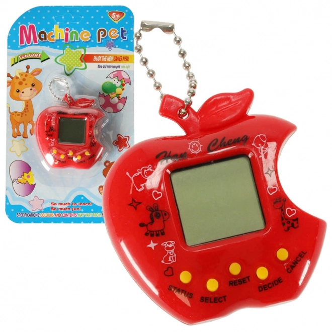 Tamagotchi piros alma formájú játék