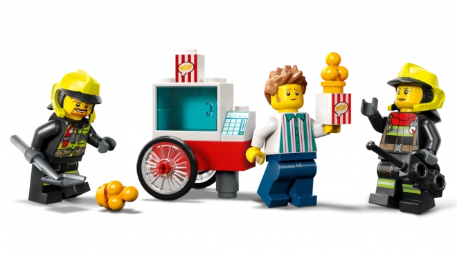 Tűzoltóállomás és tűzoltóautó LEGO City készlet