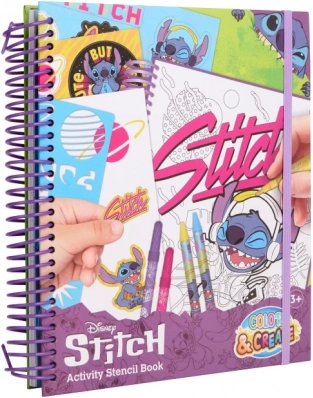 Színezők és tevékenységek Stitchel