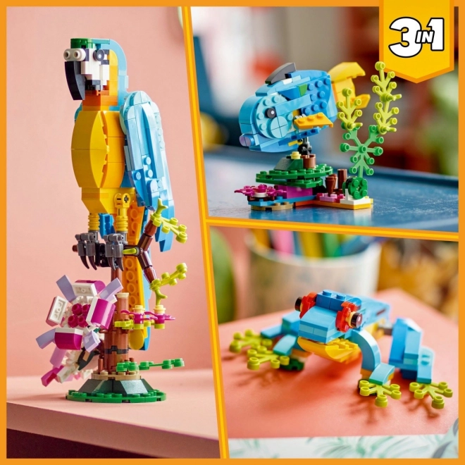 Exotikus papagáj LEGO Creator 3 az 1-ben