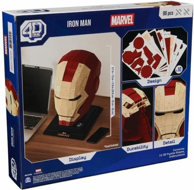 4D Marvel Iron Man sisak puzzle