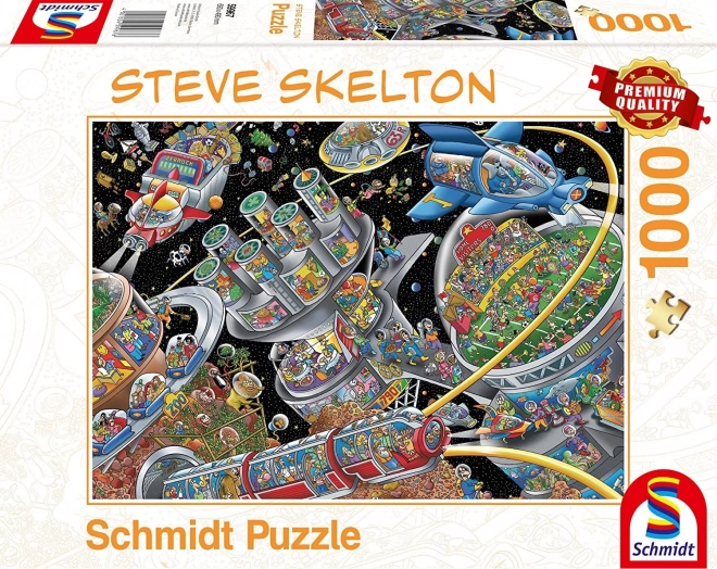 Schmidt puzzle - Űrkolónia 1000 darabos