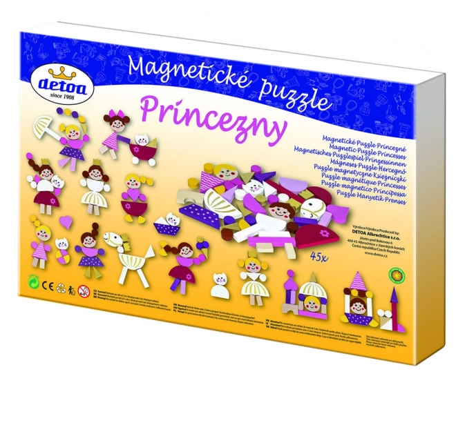 Mágneses Puzzle Hercegnők