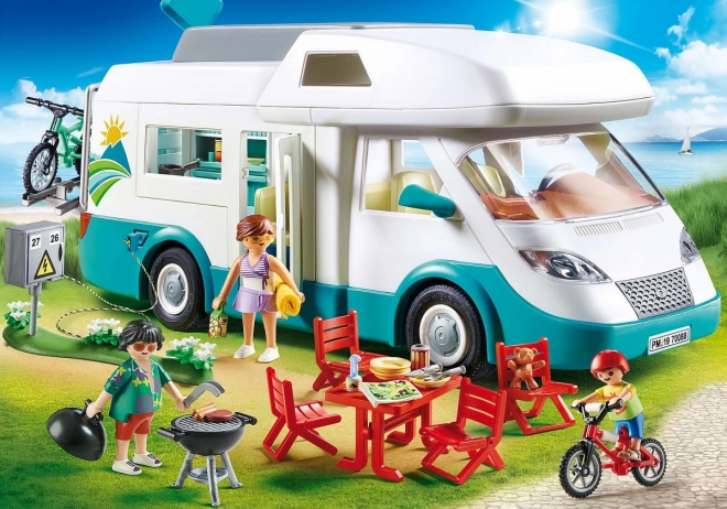 Playmobil Family Fun kempingező autó készlet