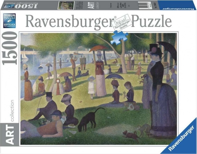 Ravensburger vasárnap délután La Grande Jatte szigeten puzzle 1500 darabos