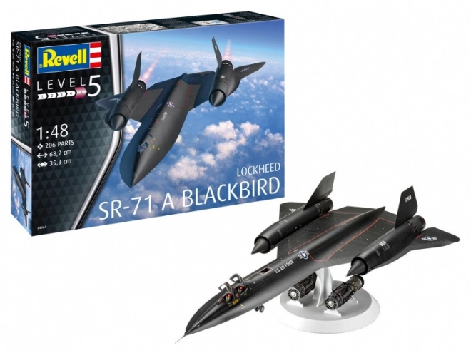 Lockheed SR-71 Blackbird műanyag modell 1/48