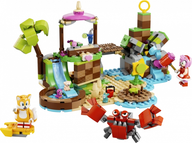 Amy és Sonic állatmentő szigete LEGO készlet