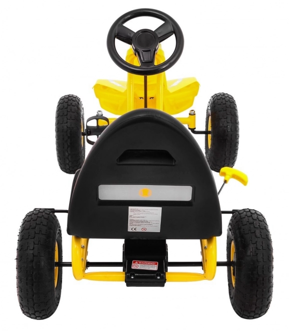 Gyermek pedálos gokart - sárga