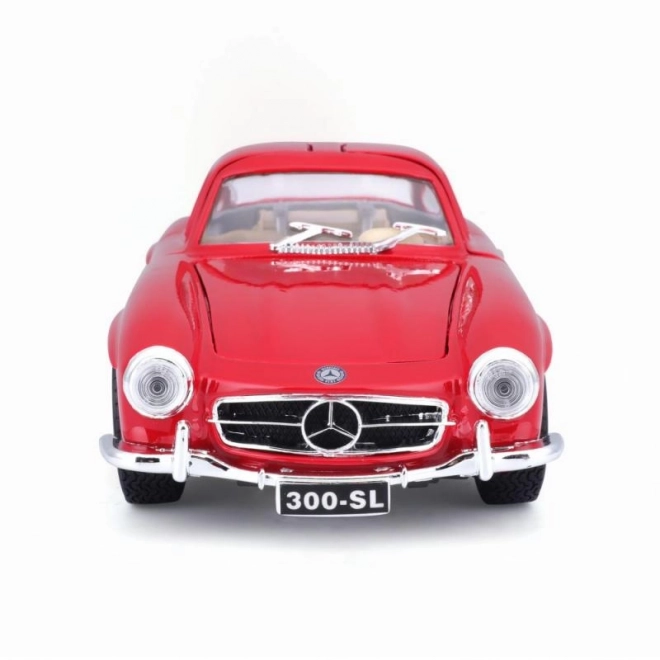 Bburago Mercedes Benz 300SL modellautó 1:24 méretarányban piros