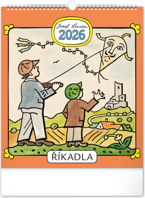 Falinaptár Josef Lada - Mondókák 2026
