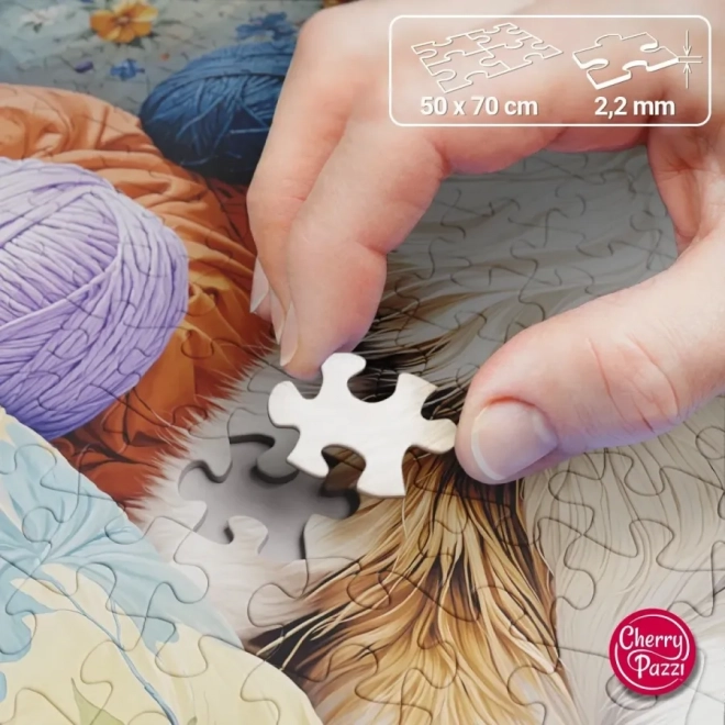 Cherry Pazzi puzzle Macska fonálban