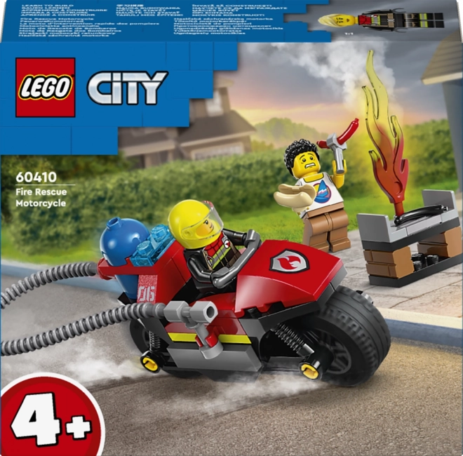 Tűzoltó mentőmotor LEGO City 4+