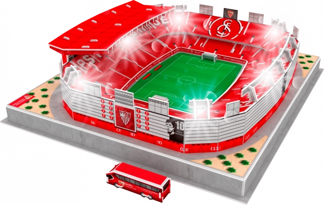 Világító 3D puzzle Ramón Sánchez-Pizjuán stadion - FC Sevilla