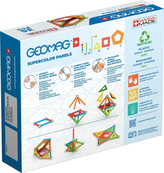 Geomag Supercolor újrahasznosított panelek 35 darab