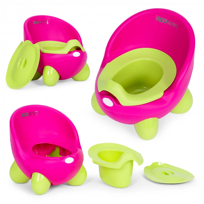 Gyermek bili rózsaszín-zöld, ECOTOYS