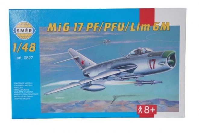 Mig 17 PF/PFU repülőgép modell 1:48 méretarány