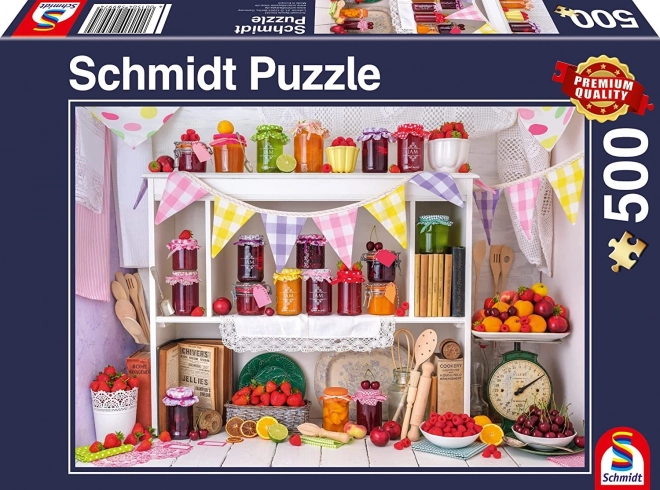 Schmidt puzzle lekvárok és dzsemek 500 darabos