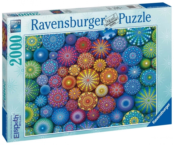 Ravensburger szivárvány mandalák puzzle 2000 darabos