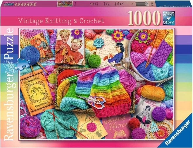 Ravensburger kötés és horgolás puzzle 1000 darabos