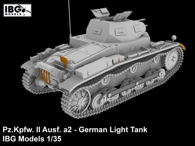 Német könnyű tank modell 1:35