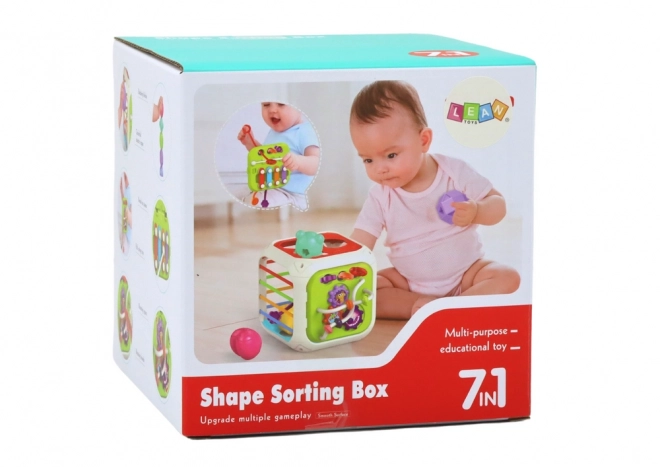 Oktató kocka babáknak 7 az 1-ben