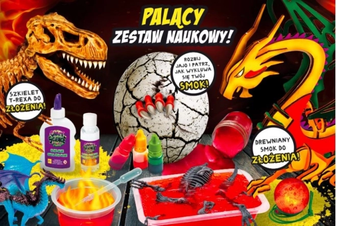 Crazy Science sárkányok és dinoszauruszok tudományos készlet