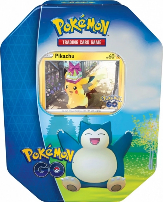 Snorlax Kártya a Pokémon Go fém dobozában