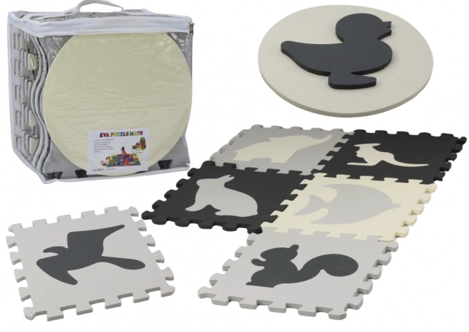 kontrasztos habszivacs puzzle szőnyeg gyerekeknek