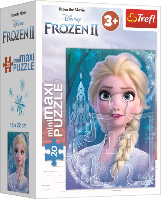 Jégvarázs 2: Elsa mini puzzle 20 darab